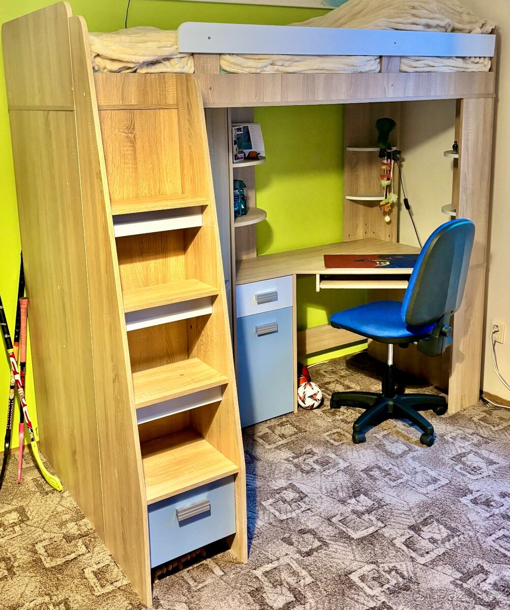 Multifunkční patrová postel - 2