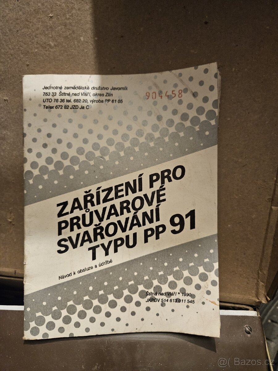 Průvarová svářecí pistole PP91 - 2