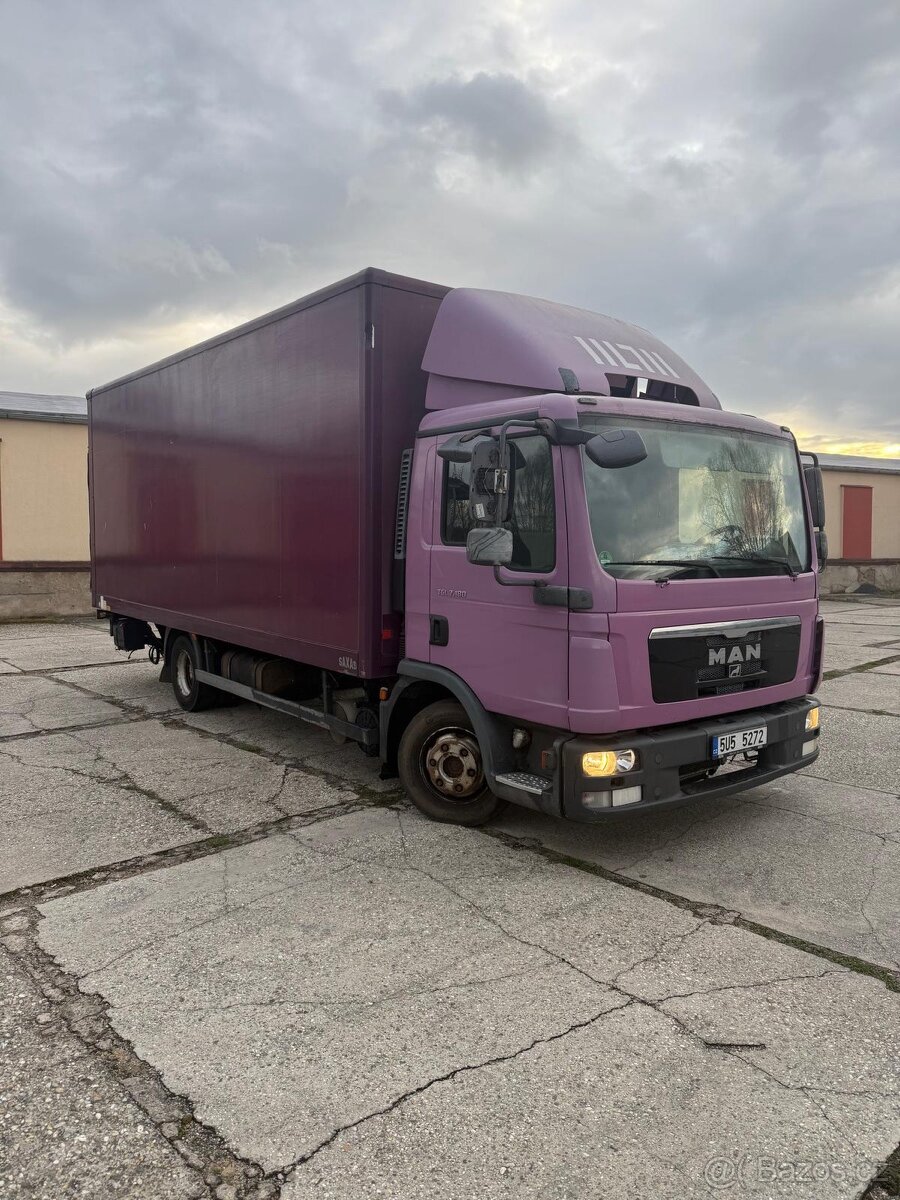 Man TGL 7.180 s hydraulickým čelem - 2