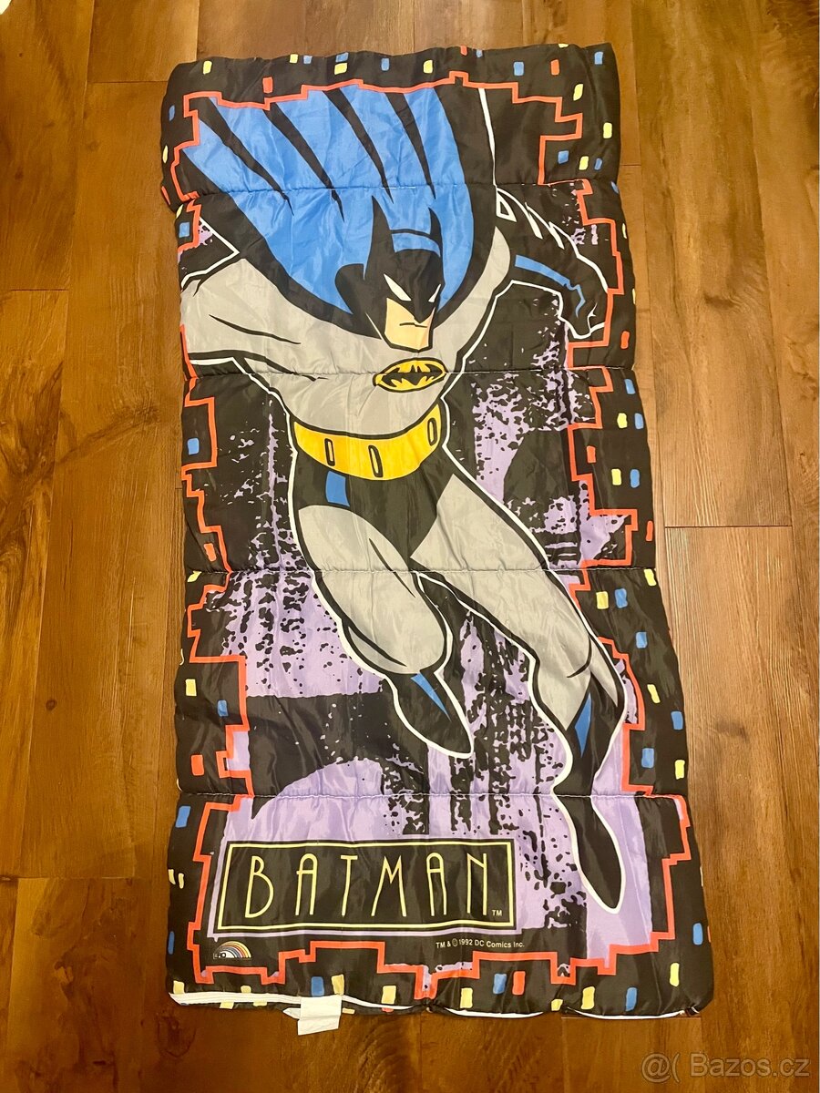 Prošívaná zapínací přikrývka BATMAN - 2
