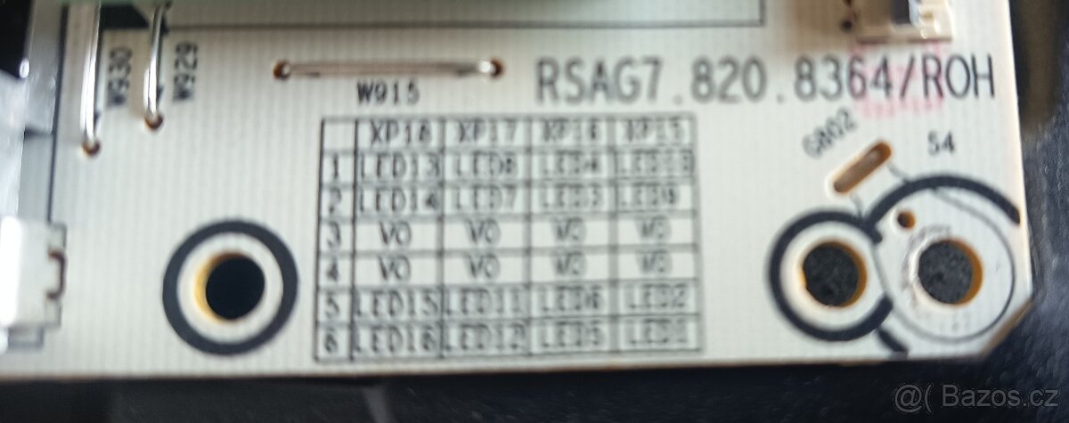 Power board rsag7.820.8364/ROH z TV Hisense H50U7B - 2