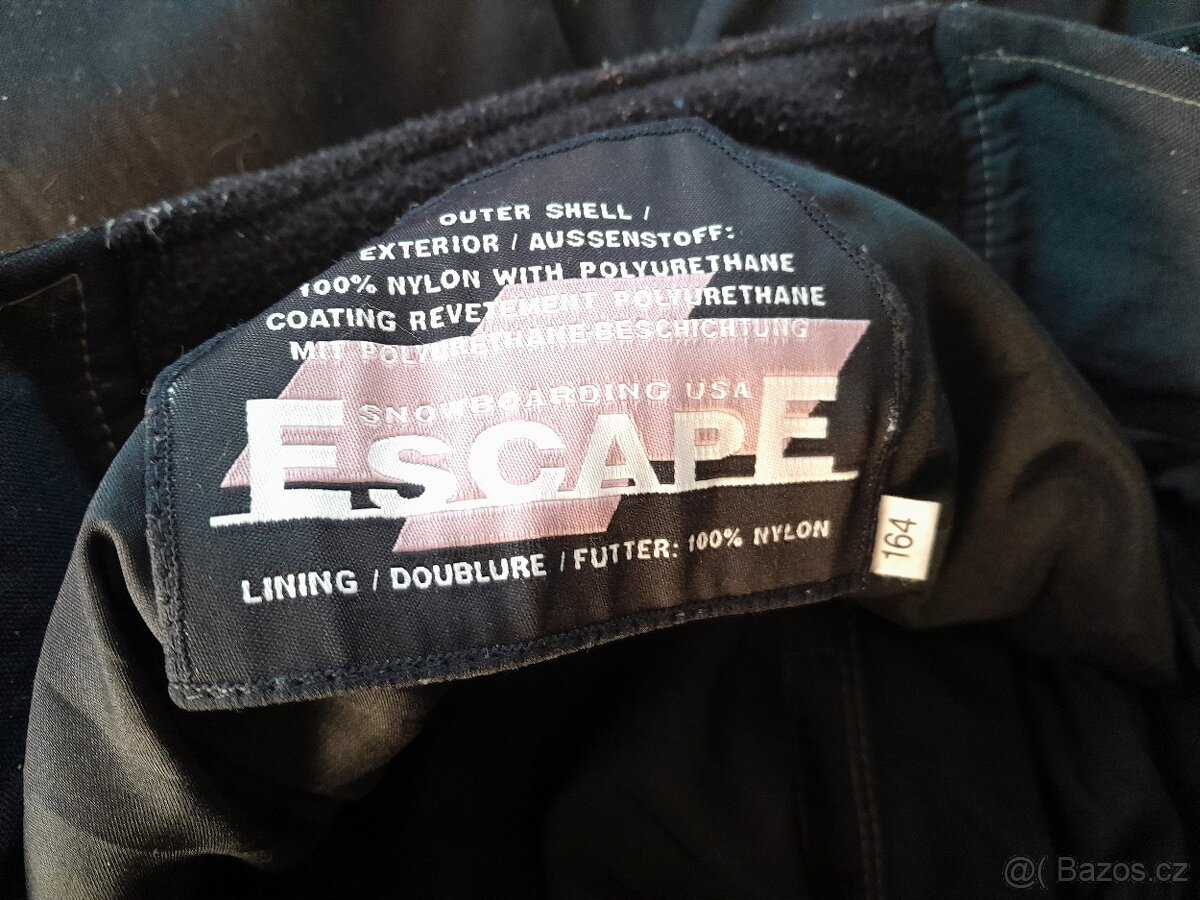 Lyžařské kalhoty pánské/chlapecké, vel. 164 - 2