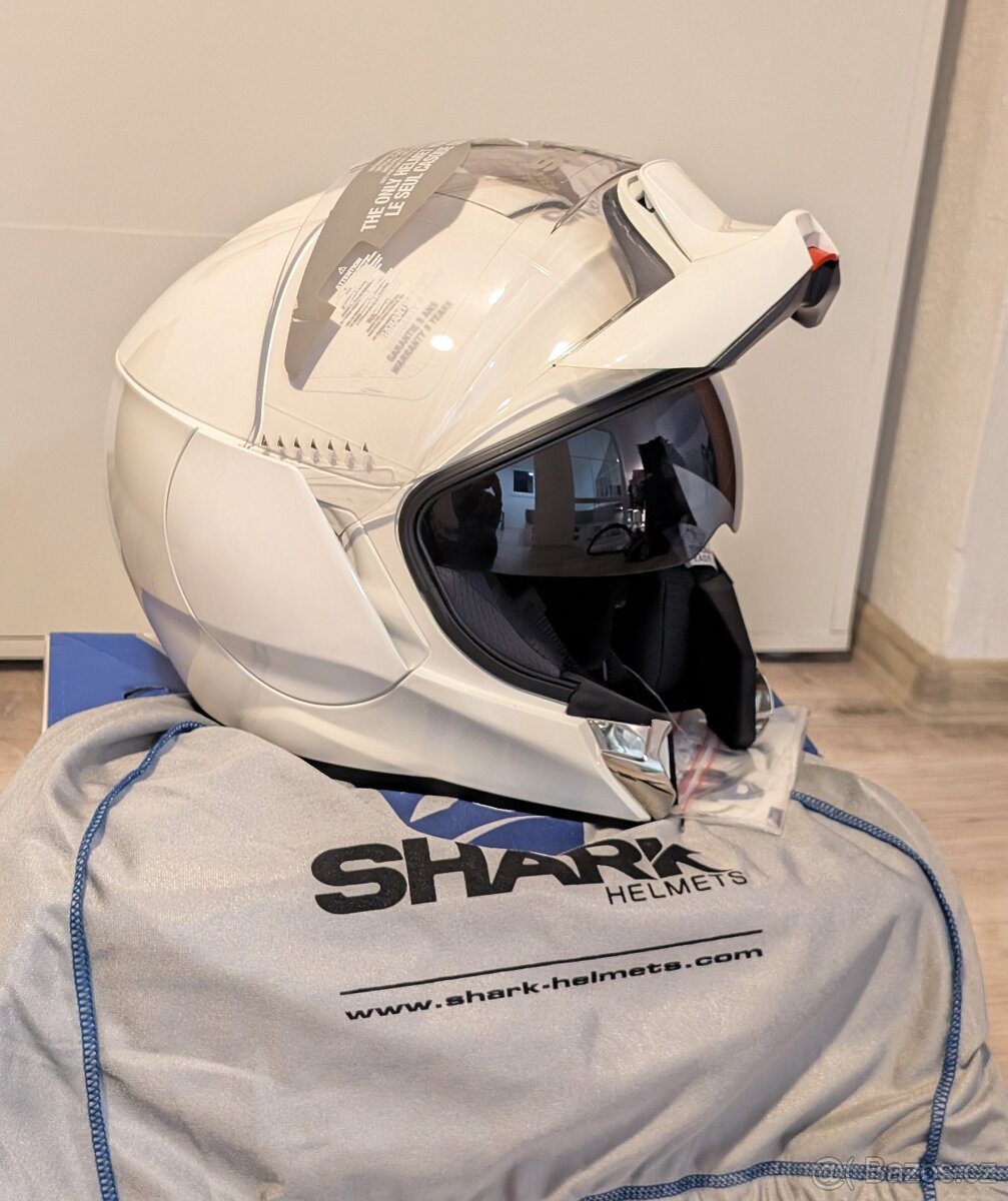 Výklopná přilba SHARK EVOJET Blank vel.XL - 2