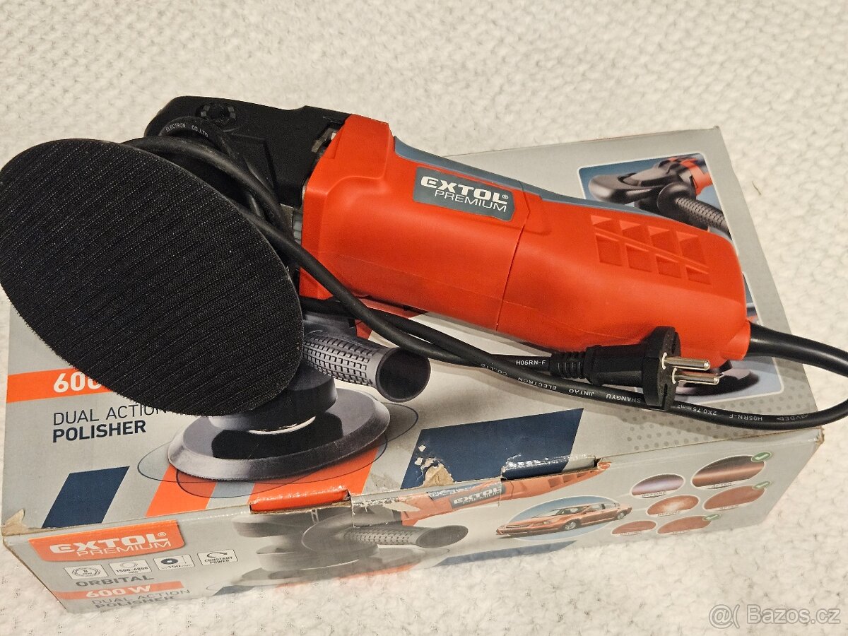 Orbitální leštička EXTOL PREMIUM 600W (skoro nepoužitá) - 2
