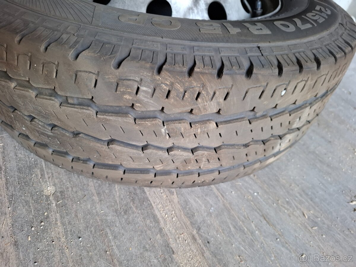 Sada kol Ducato, Jumper, Boxer 15" 5x118 215/70/15 - 2