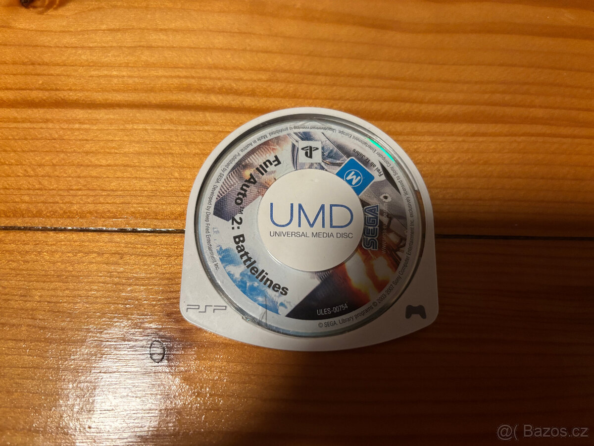 Hry na PSP - Playstation Portable-Wipeout Pulse a Full auto - 2