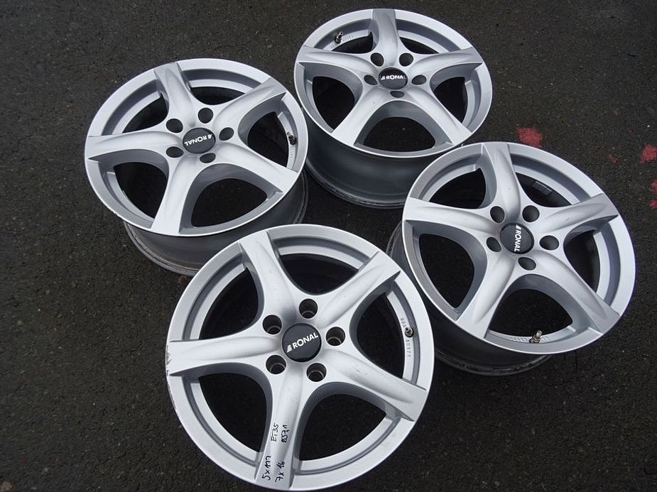 Alu disky Ronal, 16", 5x112, ET 35, šířka 7J - 2