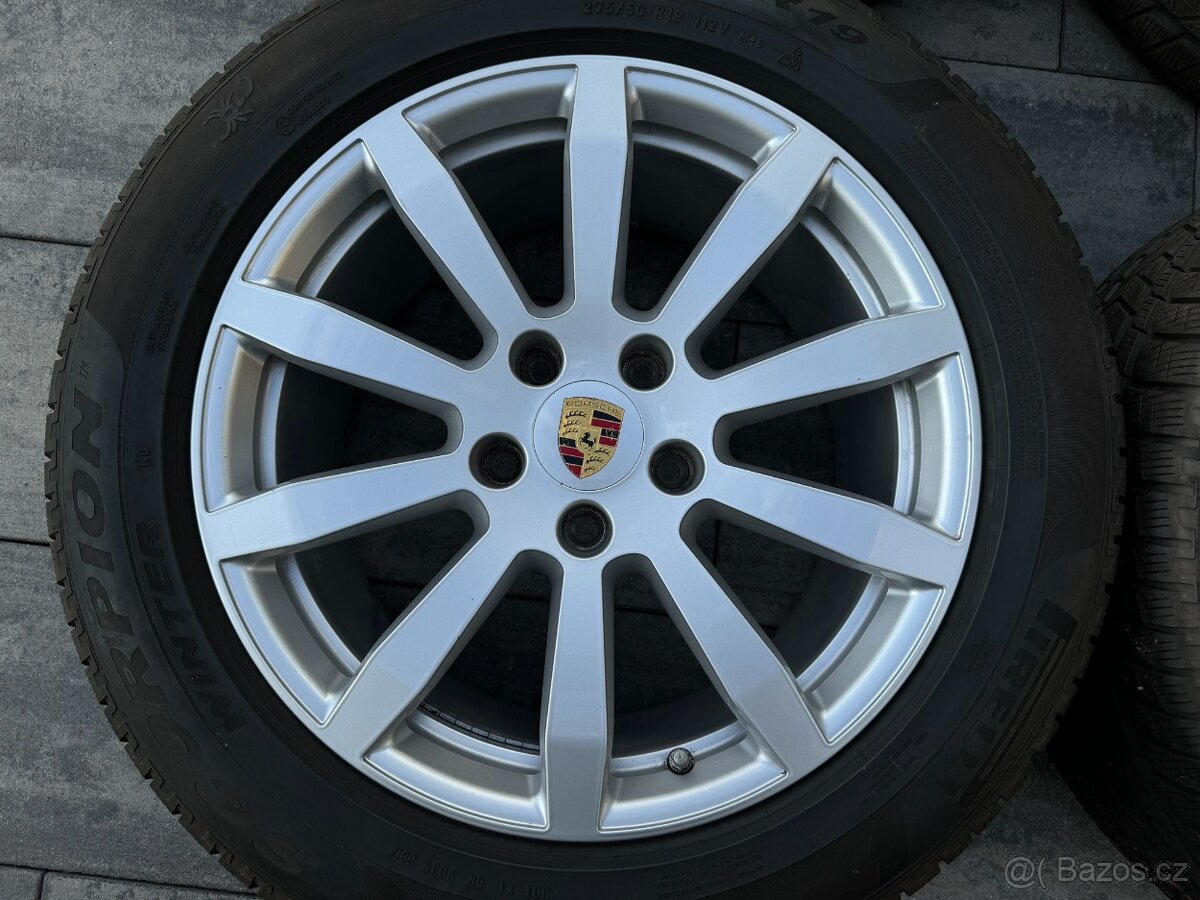 Originál alu kola Porsche Cayenne 5x130 R19 zima - 2