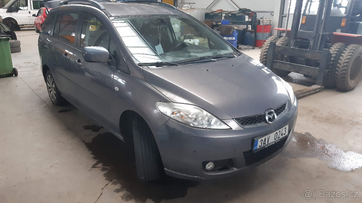 Mazda 5 2007 2,0CD 105kW 7MIST 6kvalt JEDE- DILY - 2