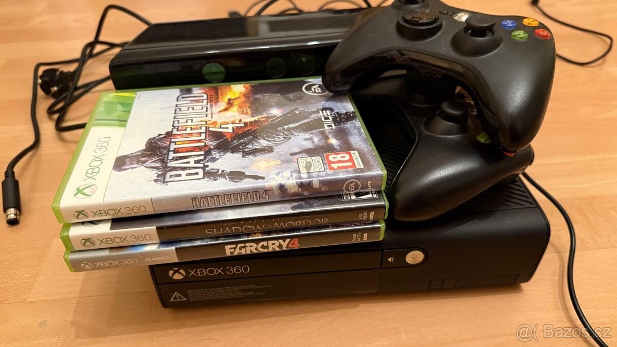 Xbox 360 250gb + Kinect + hry + ovladače - 2