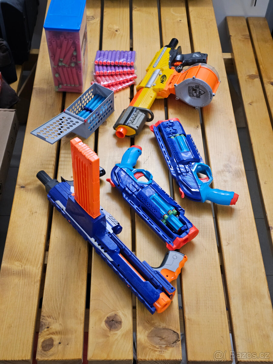 4x Nerf, Trailblazery, Rampage, Alpha Trooper a náboje - 2