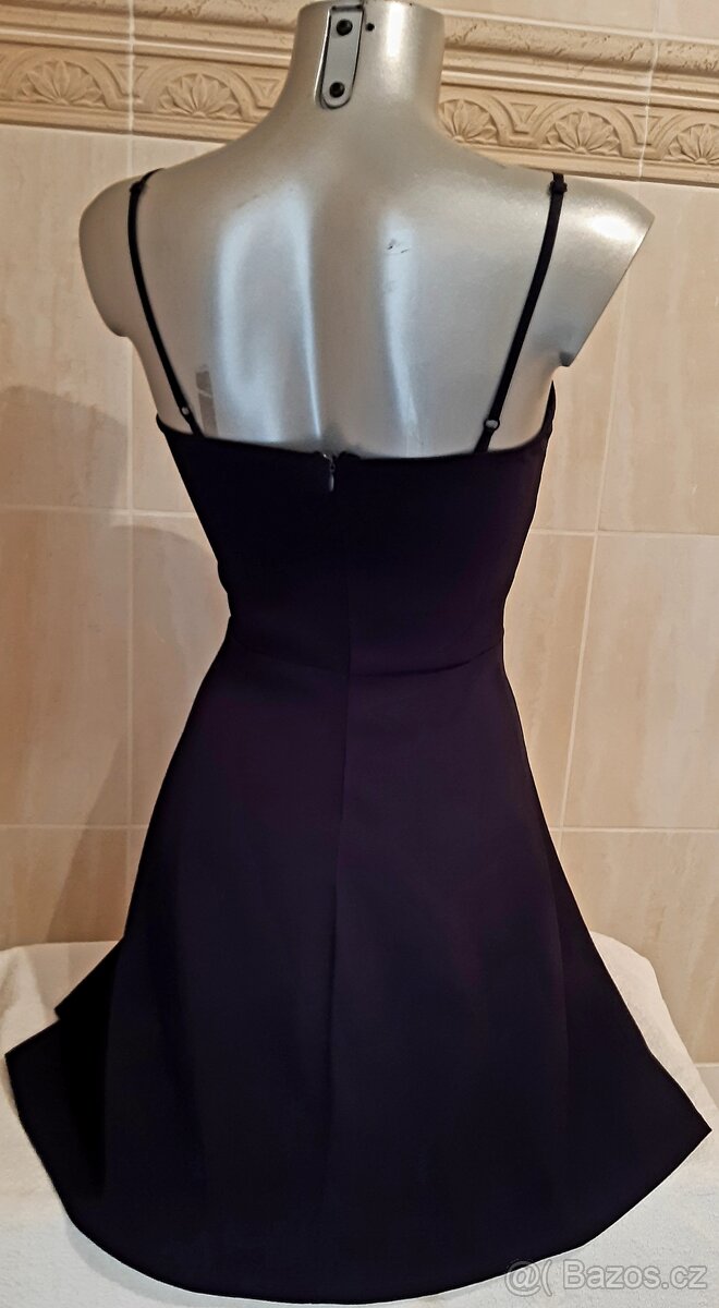 Tmavě modré šaty vel. S - nové. - 2