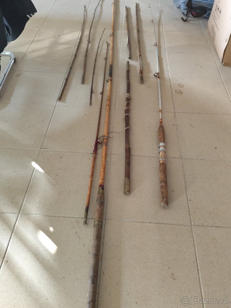 Bambusový rybářský prut - 2