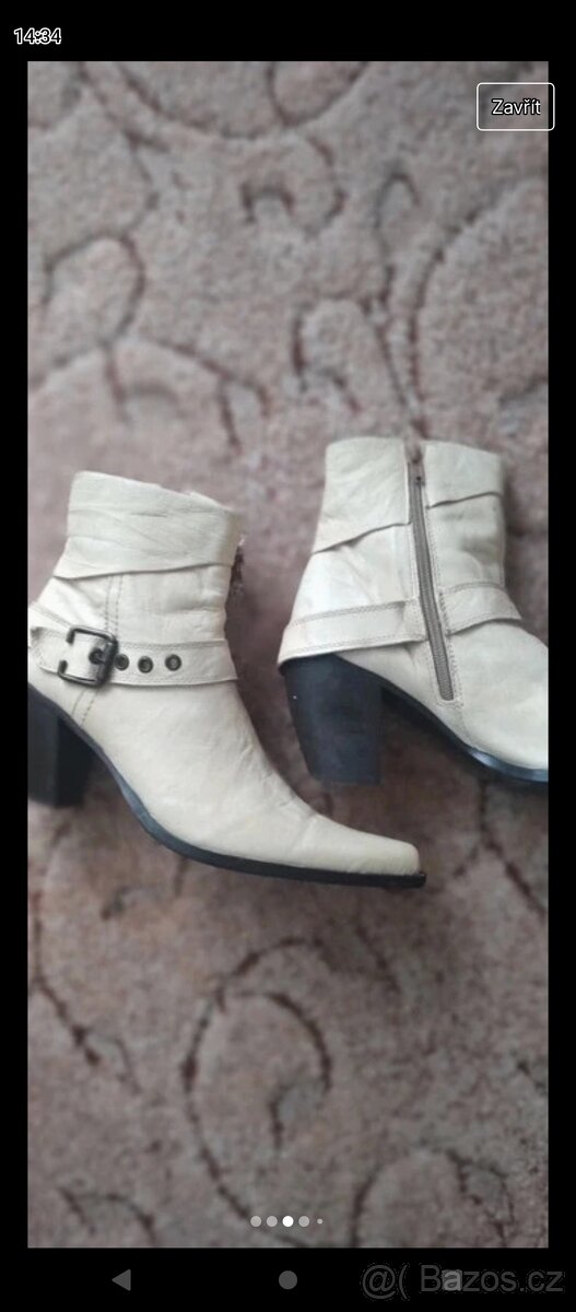 Kožené polokozačky - koně - 2