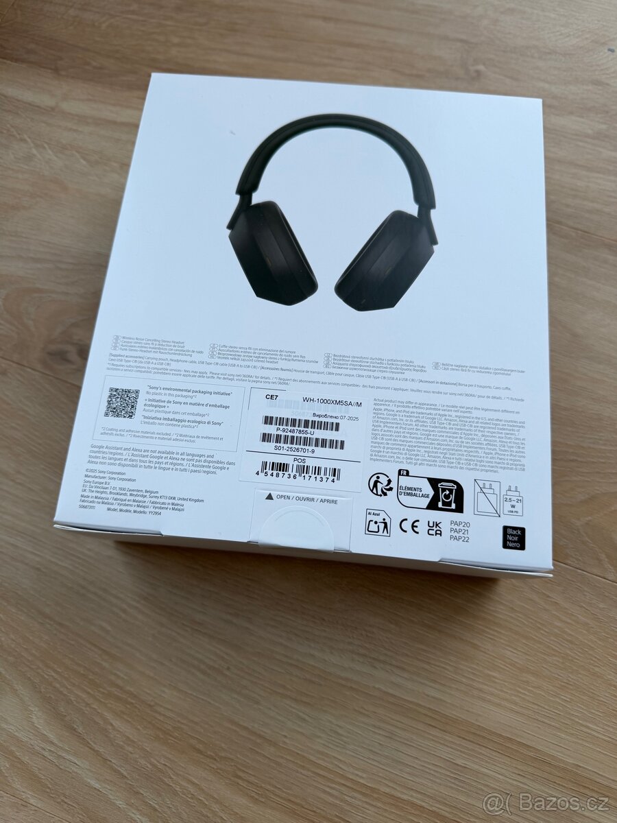 NOVÁ Bluetoothová sluchátka Sony WH-1000XM5SA - 2