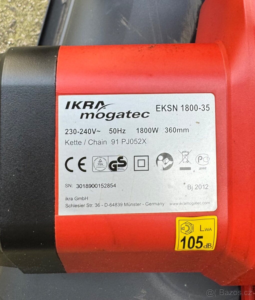 Elektrická řetězová pila - 2
