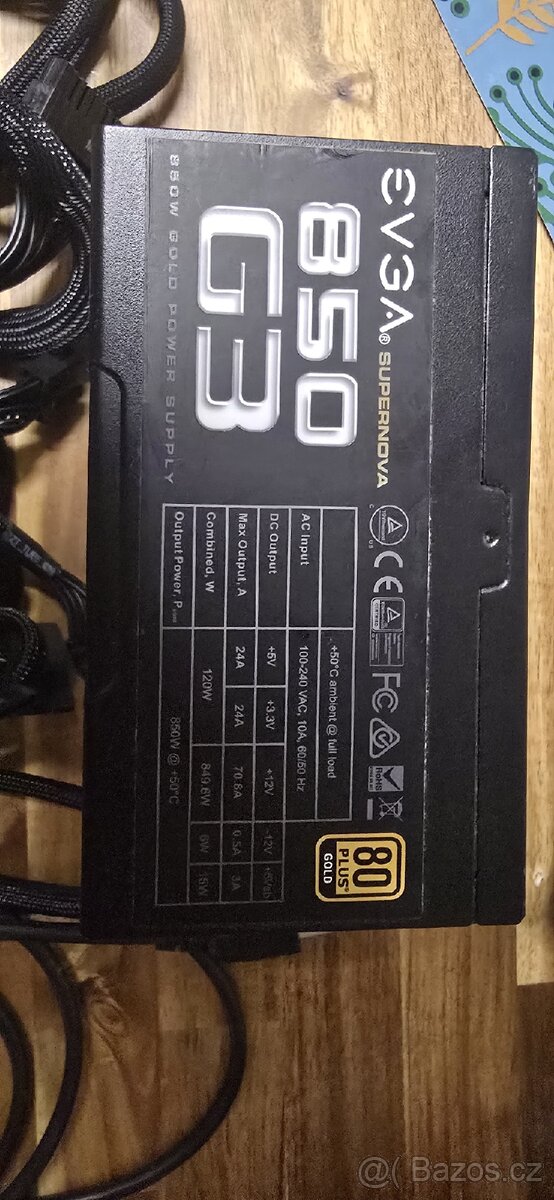 EVGA SuperNOVA 850 G3, 850W, 80+ Gold, plně modulární - 2