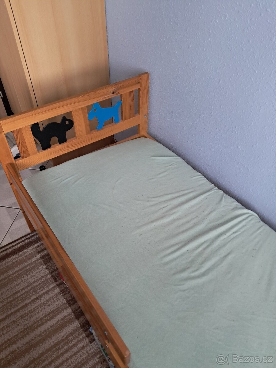 Dětská postel z Ikey - dobrý stav - 2