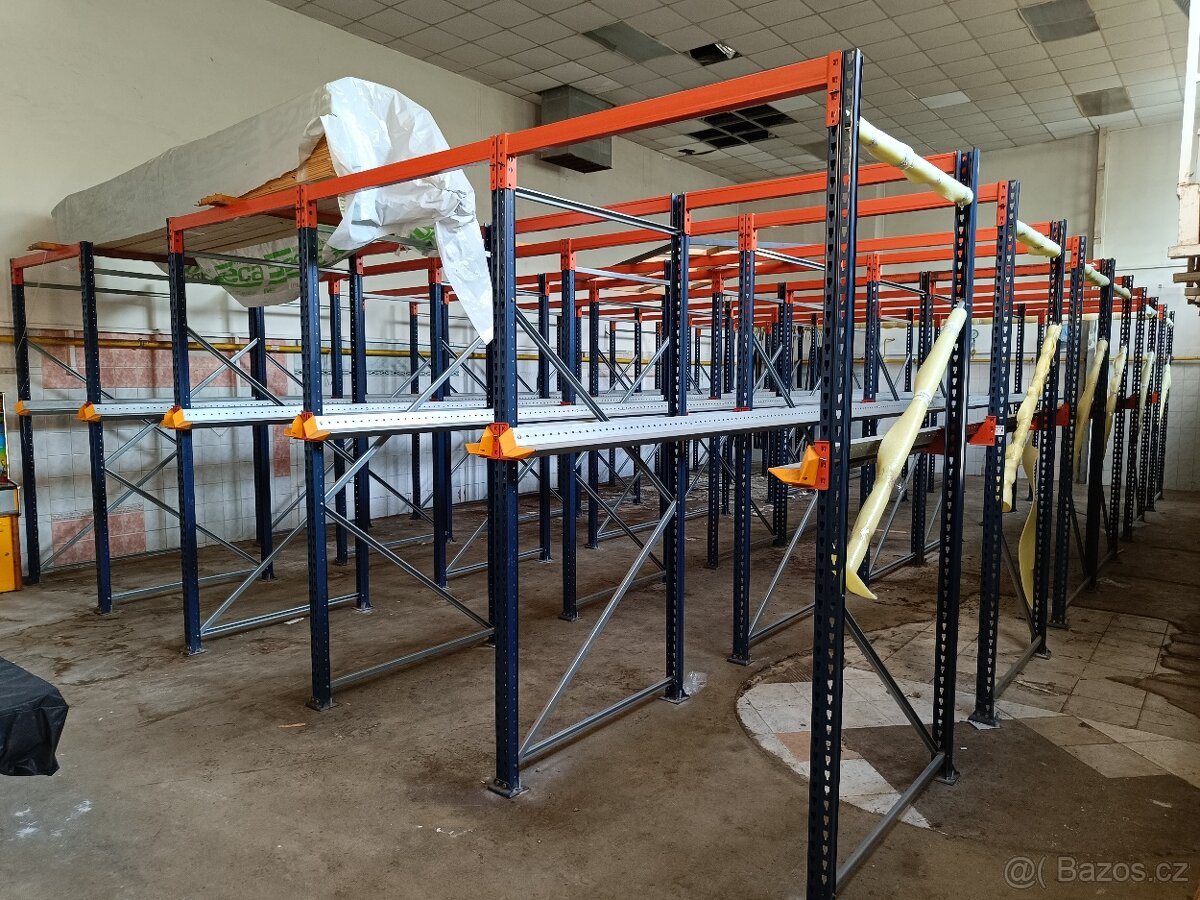 Paletové vjezdové regaly Mecalux - 2