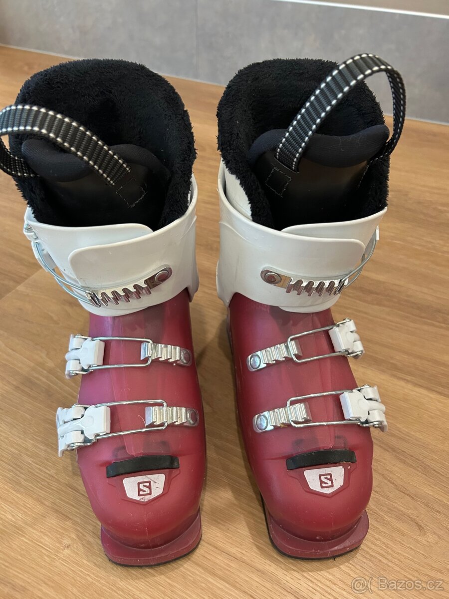 Dovci lyzaky Salomon T3 girly, vel 22,5-23 - 2
