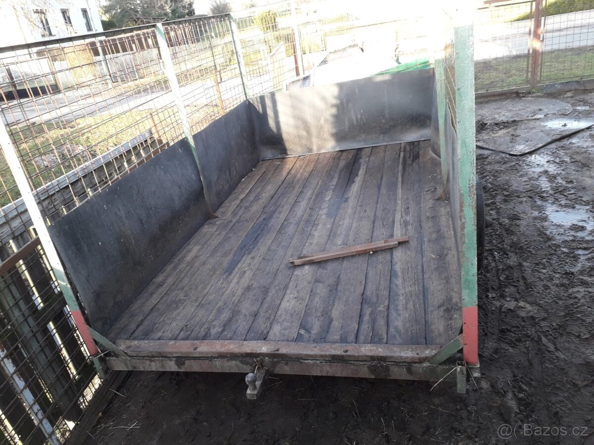 Přívěs, dvoukolak, klec. - 2