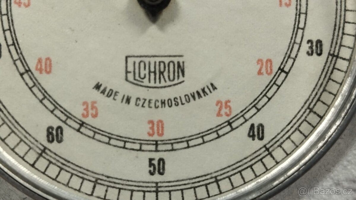 Staré kapesní Československé stopky ELCHRON - ČSSR - 2