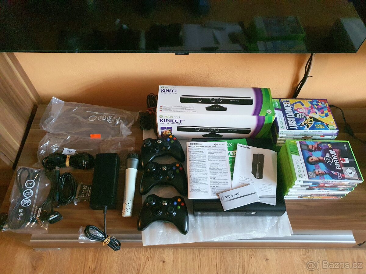 Prodám XBOX 360 kinect a hry. - 2