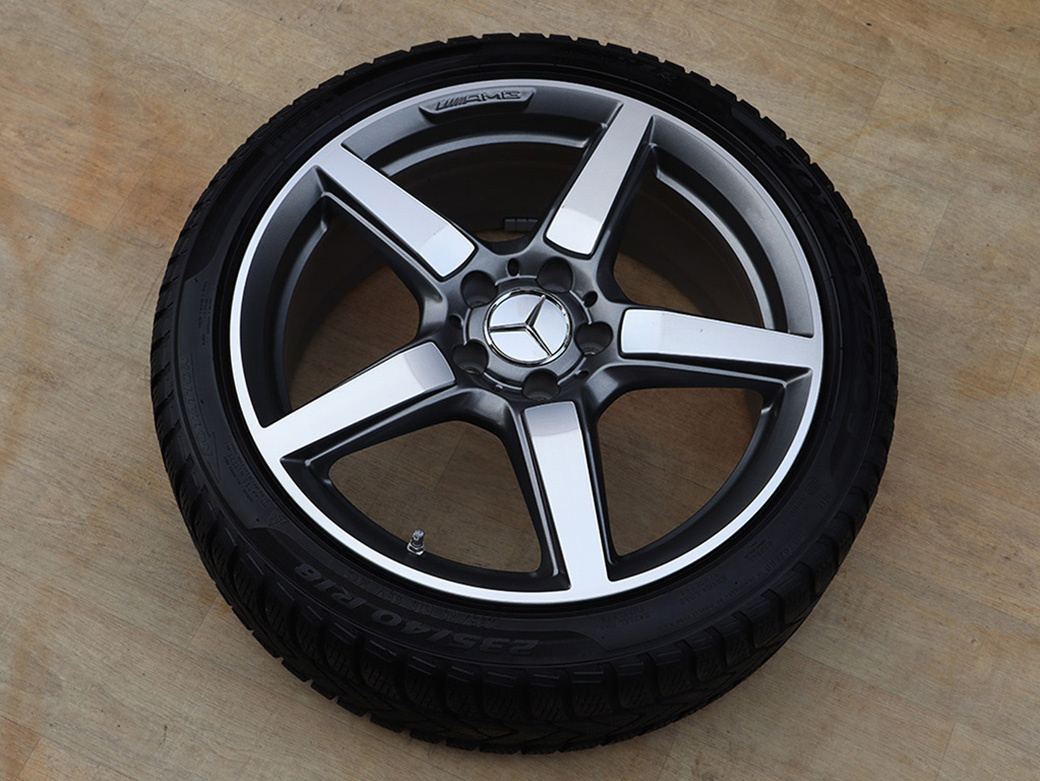 18" Alu kola = 5x112 = MERCEDES SLK - AMG – ZIMNÍ + TPMS - 2