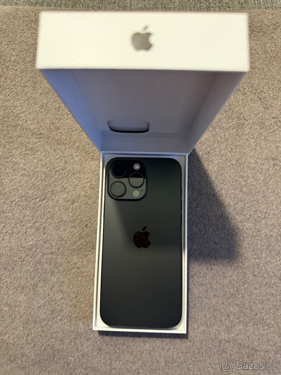 Prodám iPhone 16 Pro Max 256 GB - Titanium Black - 2