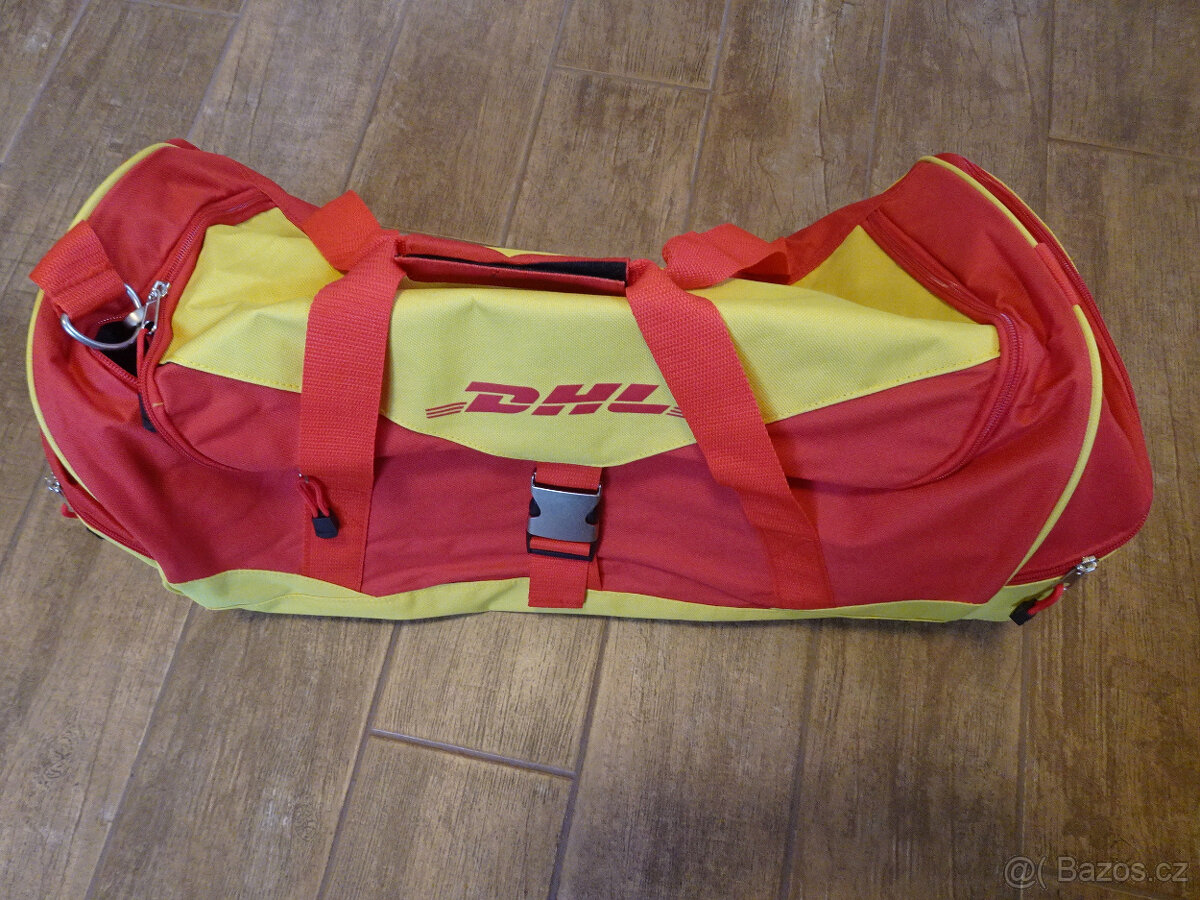Taška cestovní - sportovní DHL, NEPOUŽITÁ, NOVÁ - 2
