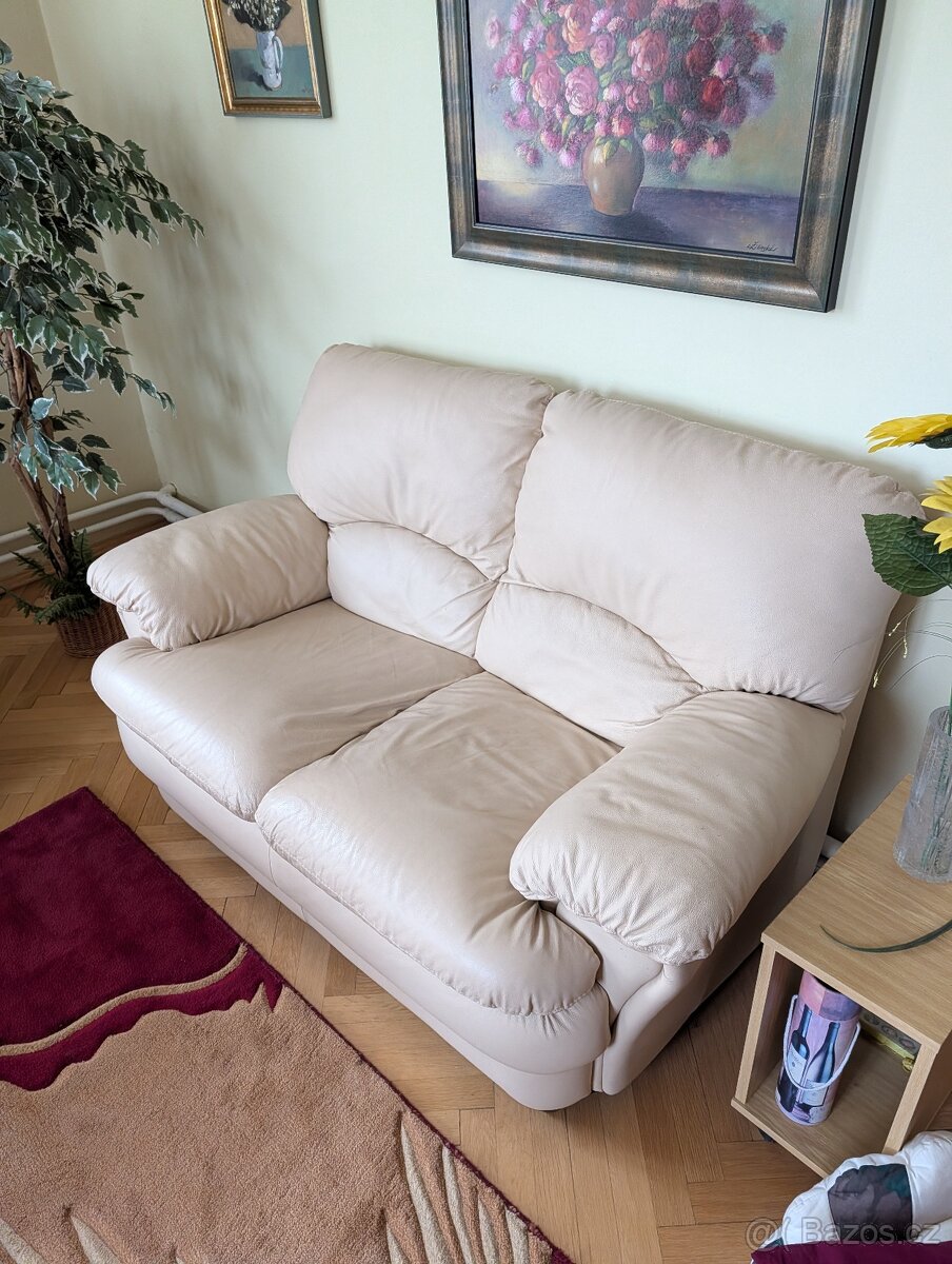 Kožená sedací souprava 1+2+3 - 2