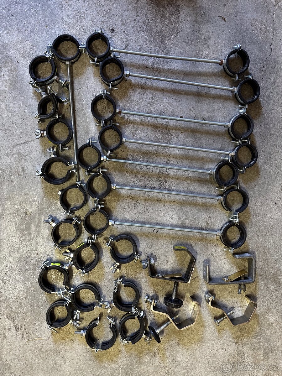 Prodám různé držáky a objímky - 2