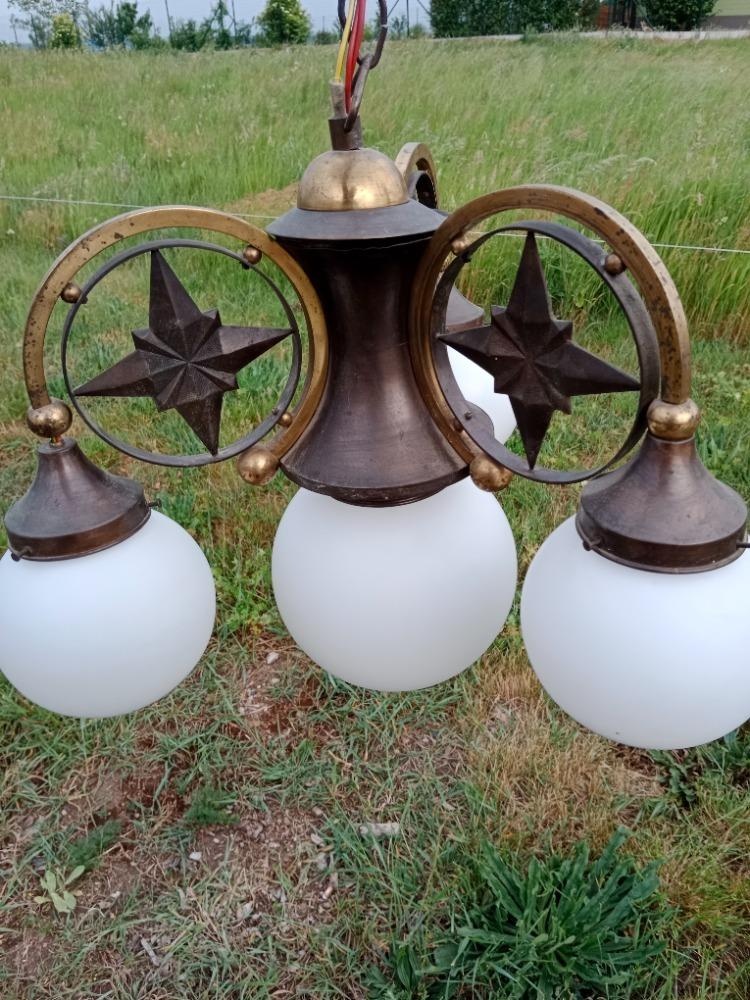 Starozitny mosazny lustr - 2