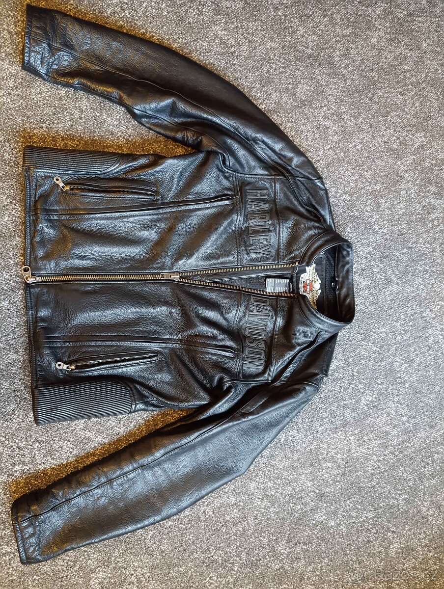 Kožená značková bunda Harley Davidson - 2