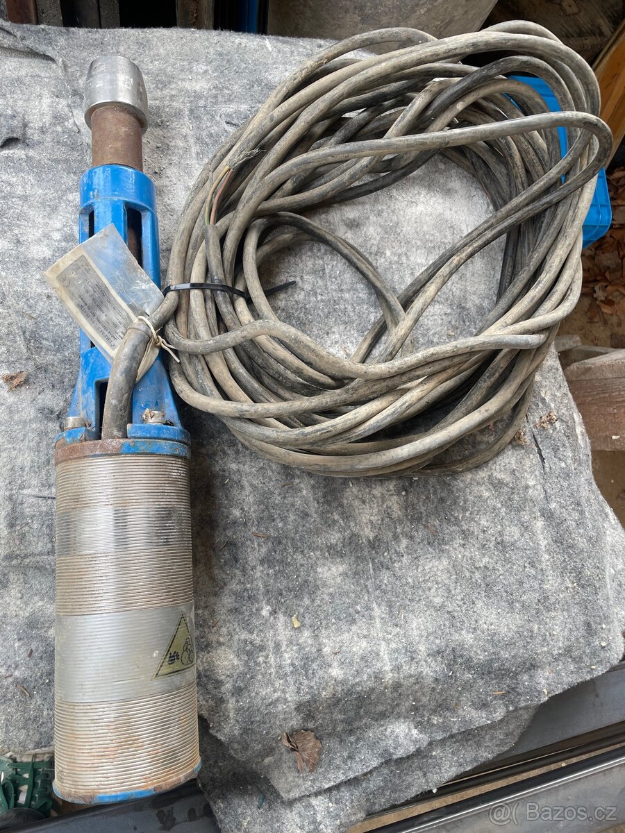 Ponorné čerpadlo třífázové české do vrtu studny - 2