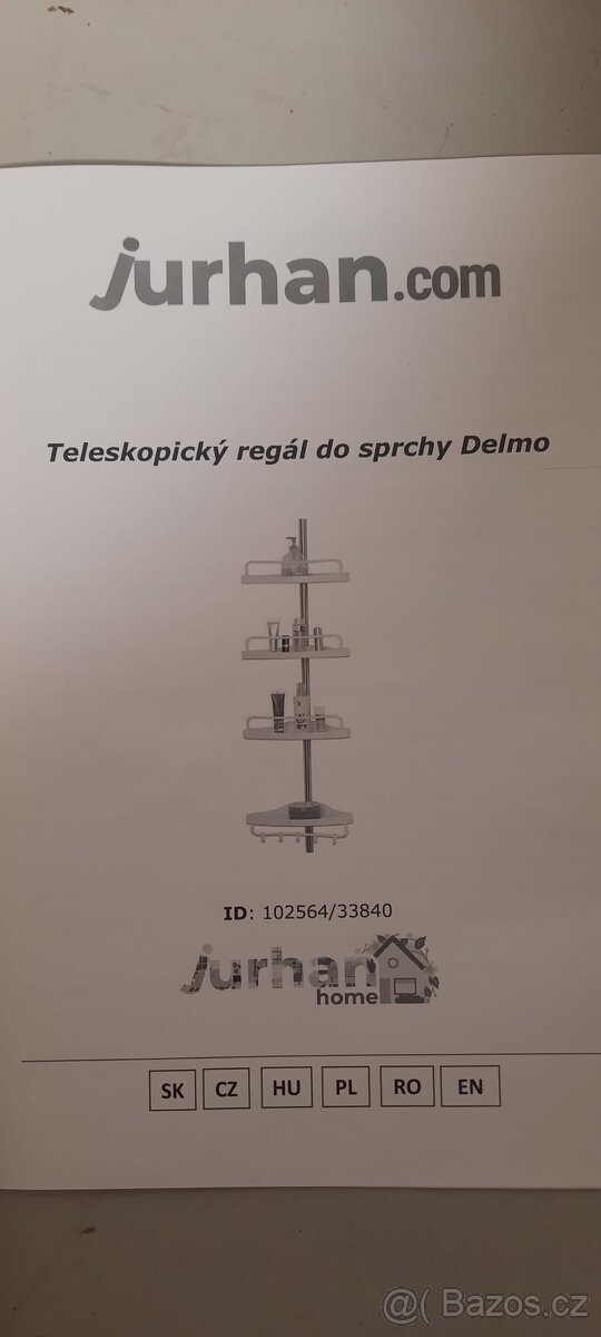Teleskopický regál do sprchy - 2