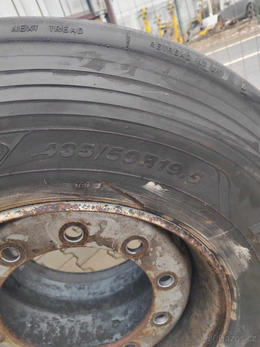 Pneu+disk 435/50 R19,5 - 2