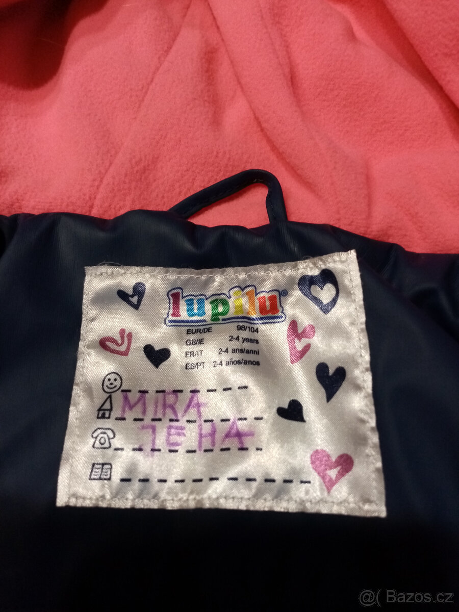 bunda do deště lupilu vel. 98/104 - 2