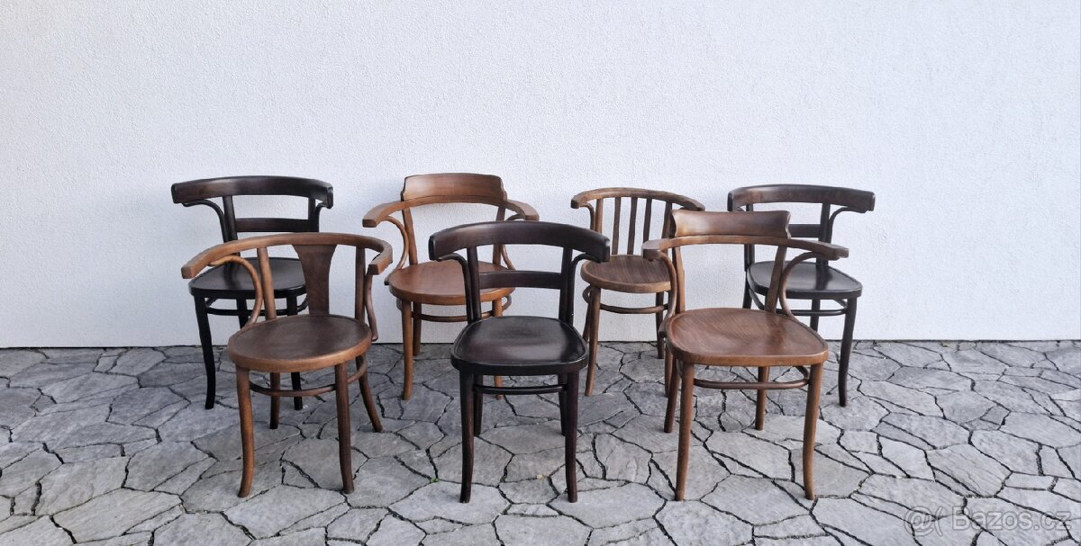 Křesla THONET po renovaci - 2