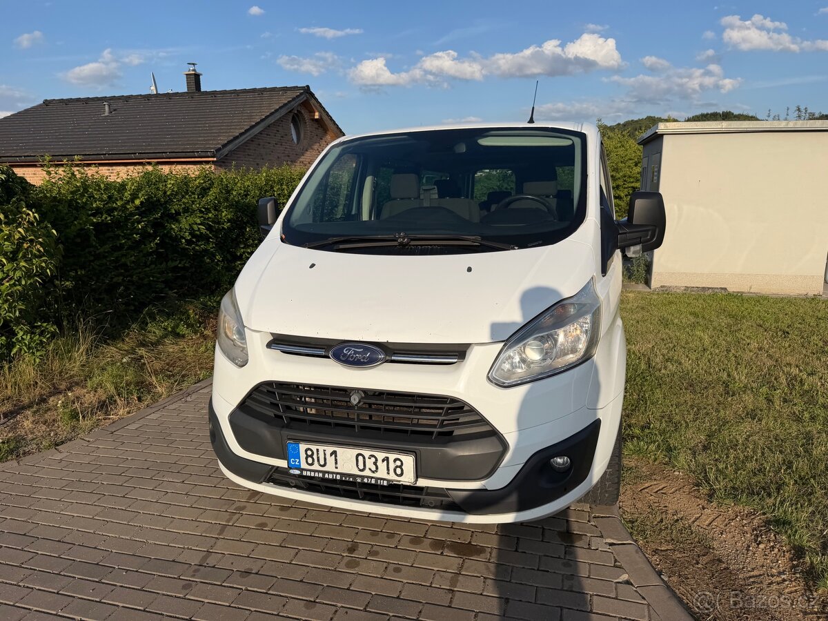 Ford Transit Custom long 2.2tdci 92kw - 9 míst - 2