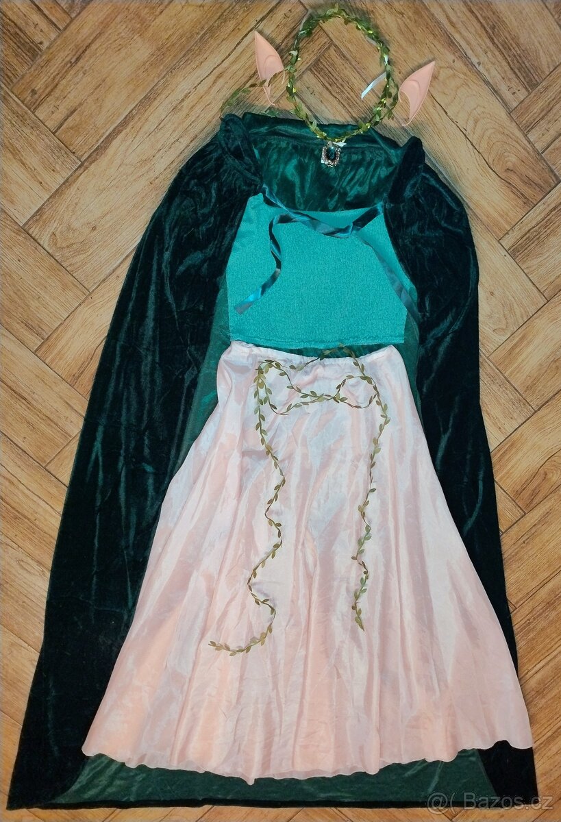 Elfka víla cosplay kostým - 2