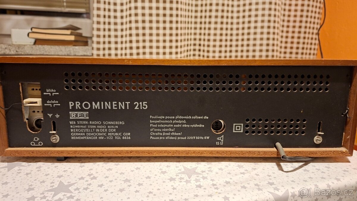 Rádio PROMINENT 215 - pro sběratele - 2