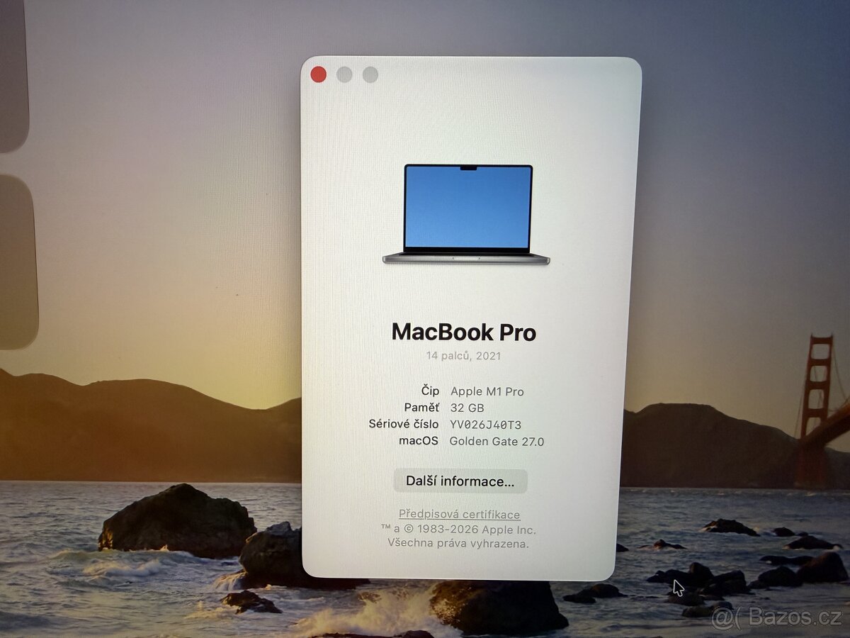 CTO MacBook Pro 14” M1 Pro / 32GB / 500GB - 2