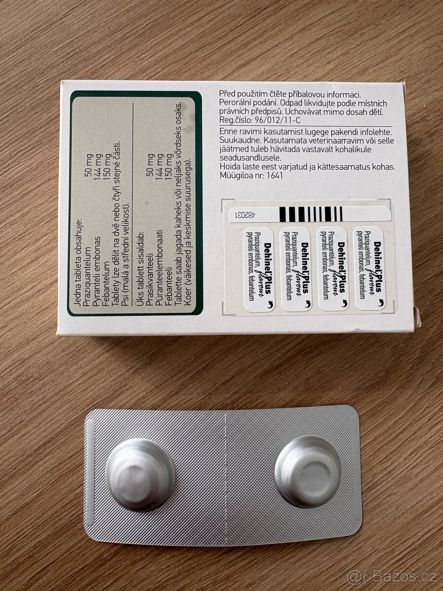 Tablety na odčervení psa - 2