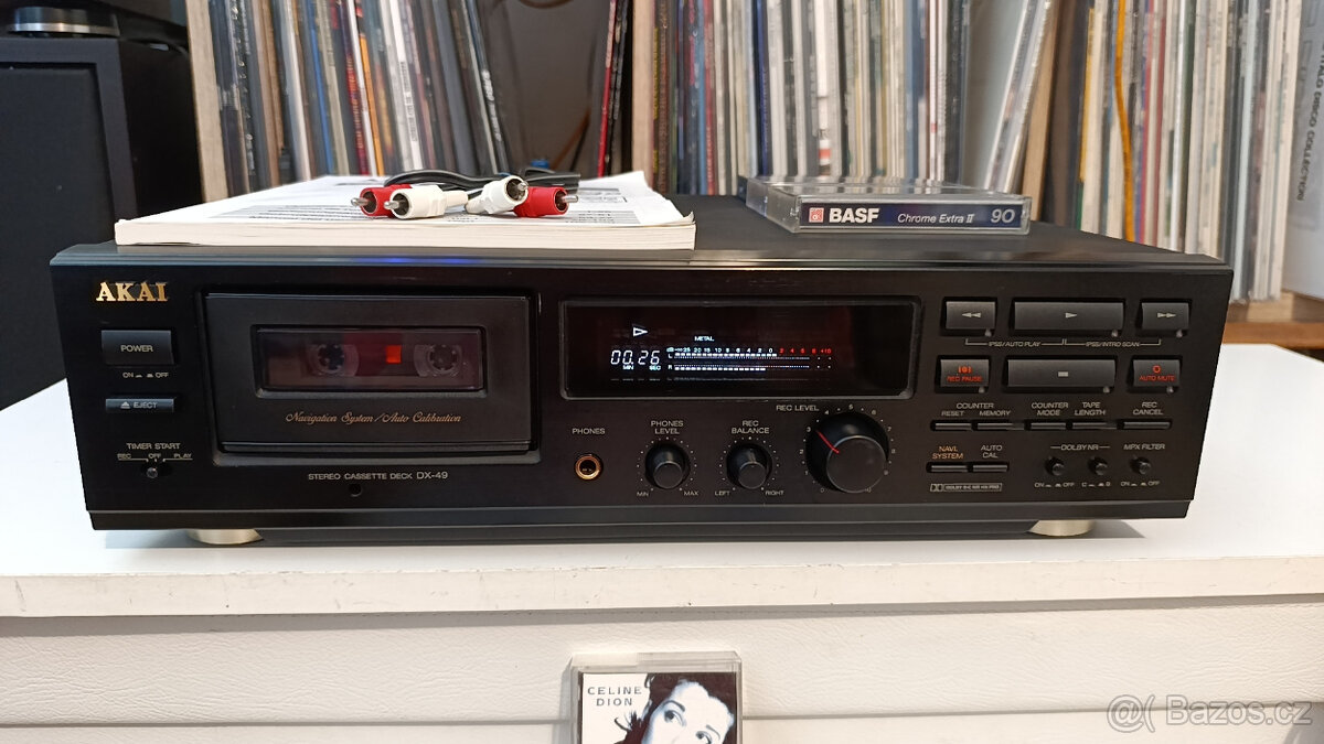 AKAI DX-49 Cassette Deck/HX-PRO/Dolby B-C/MPX Filter - 2