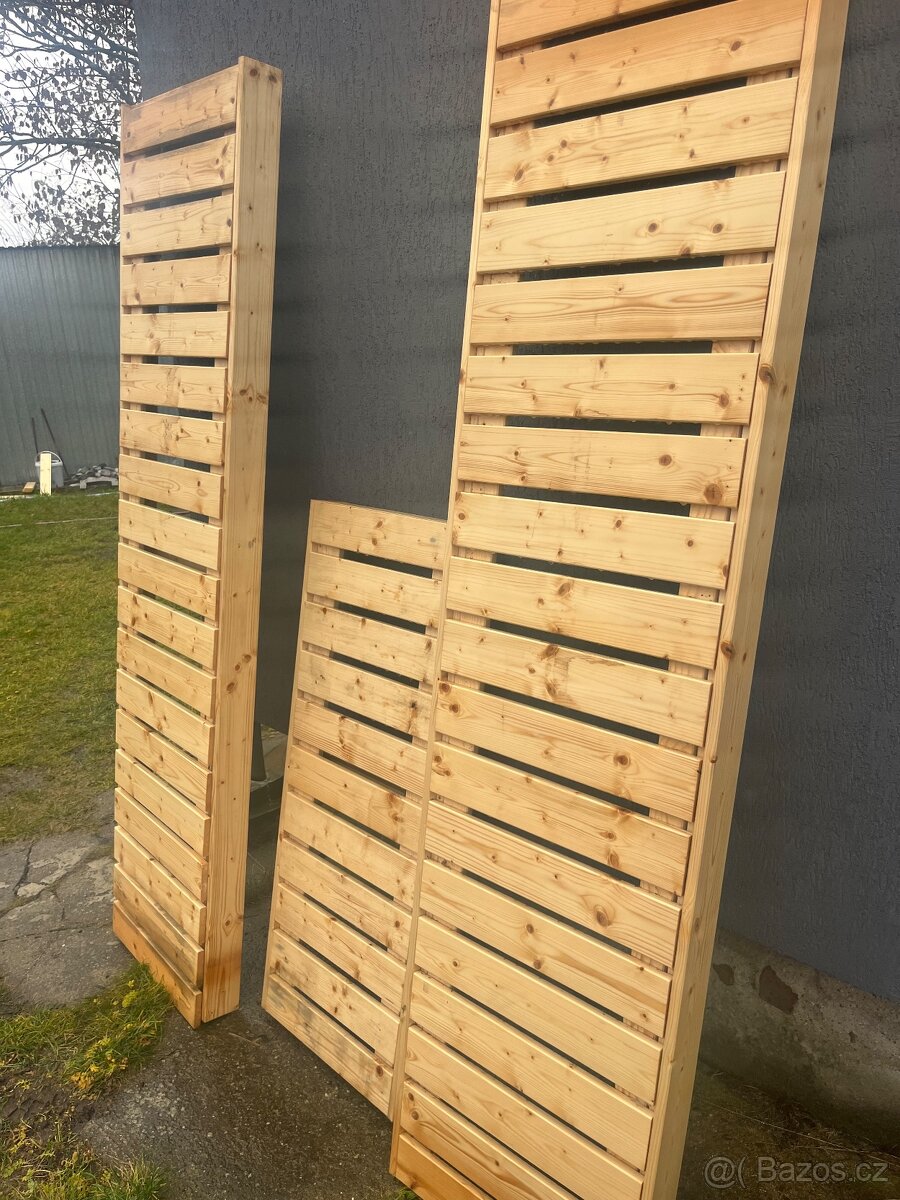 Saunové lehátka 3 ks severský smrk - 2