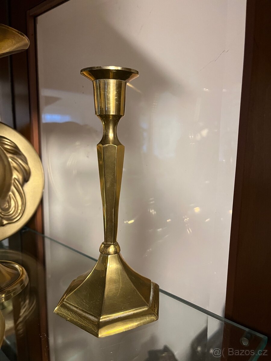 Svícny mosazné - 2