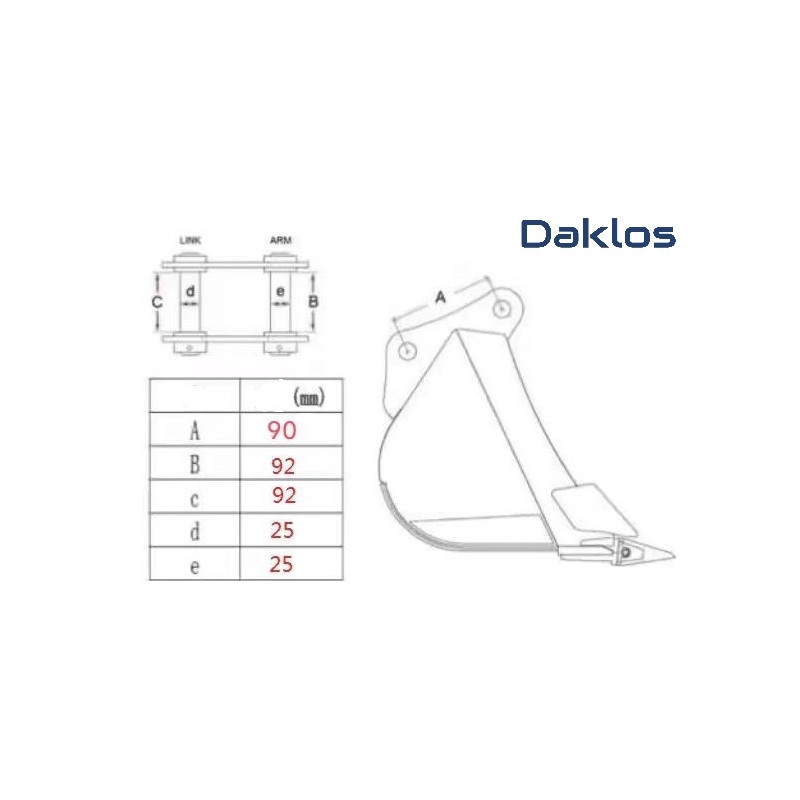 Hydraulické kladivo pro minibagr 1t 1.2t 1.4t 1.5t 1.6t 1.8t - 2