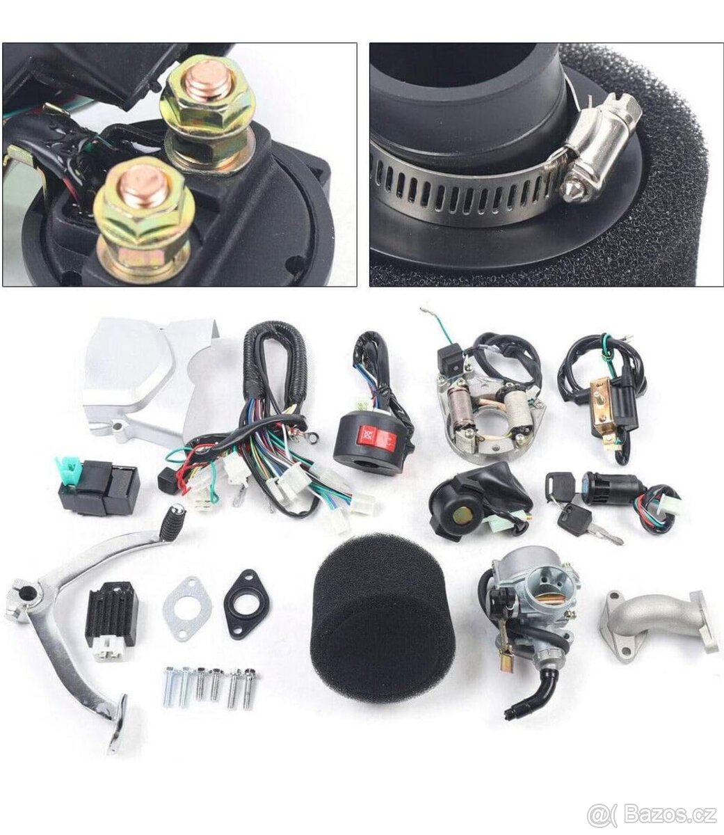 Benzínový motor Futchoy 4T 125 ccm, elektrostartér - 2