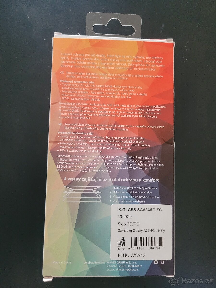 Samsung Galaxy A33 tvrzené ochranné sklo Esperia - 2